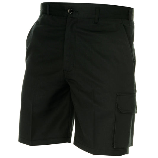 Mens Black Permanent Press Cargo Shorts (DNC 4503) - BW508