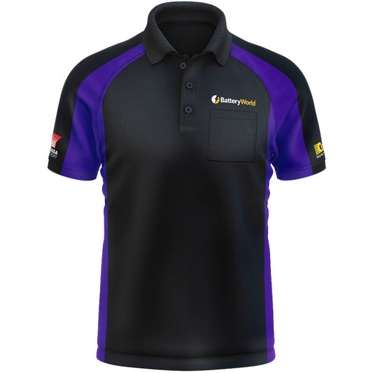 BW Men's Raglan POLY COTTON Polo - WITH POCKET - FRONT