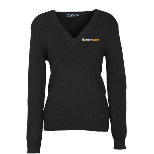 BW Ladies V-Neck Knitted Pullover