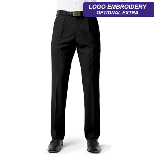 Mens Classic Pleat Front Pants