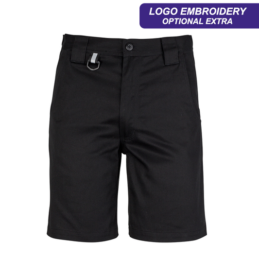 Mens Cotton Drill Utility Shorts - FRONT